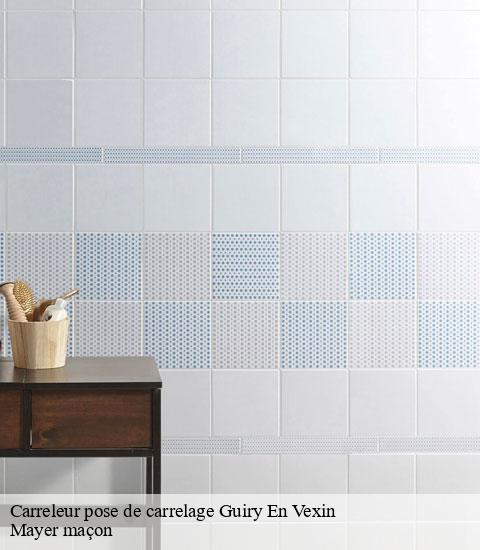Carreleur pose de carrelage 95450